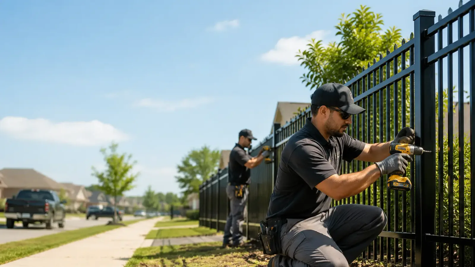 Metal Fence Installation in Watertown, MA
